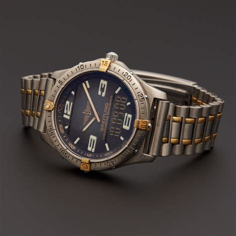 breitling watches second hand|pre owned Breitling aerospace.